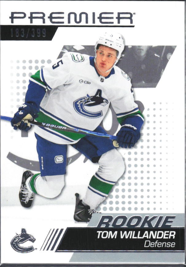 2025-26 Upper Deck Premier Tom Willander #146 Rookie 183/399 – framsida