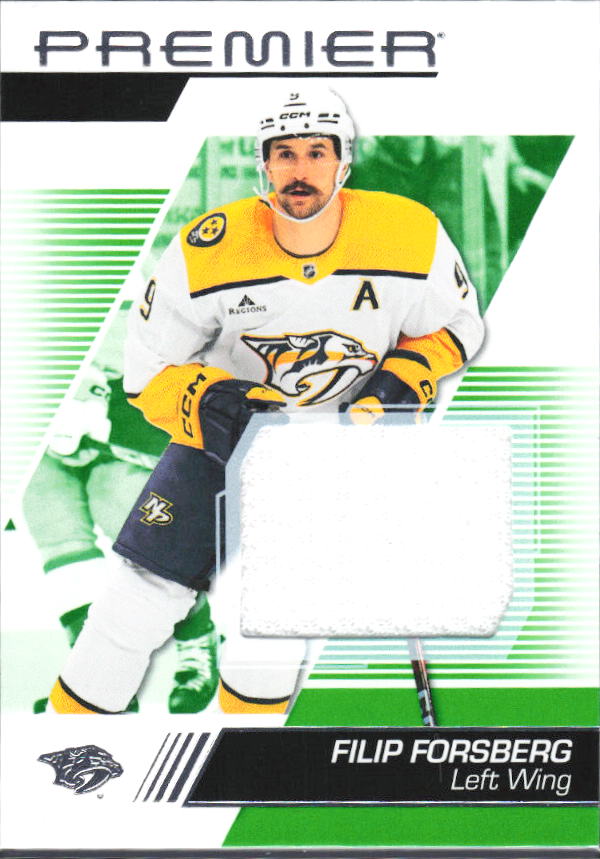 2025-26 Upper Deck Premier Filip Forsberg #17 Jersey – framsida