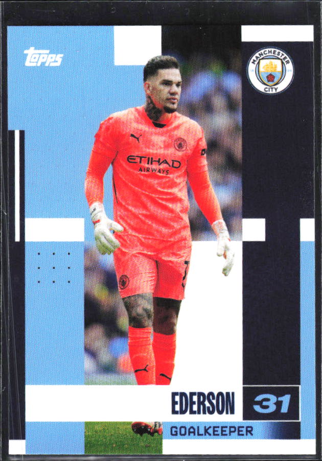 2024-25 Topps Manchester City Team Set #1 Ederson – framsida
