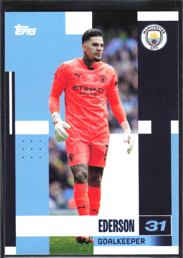 2024-25 Topps Manchester City Team Set #1 Ederson – framsida
