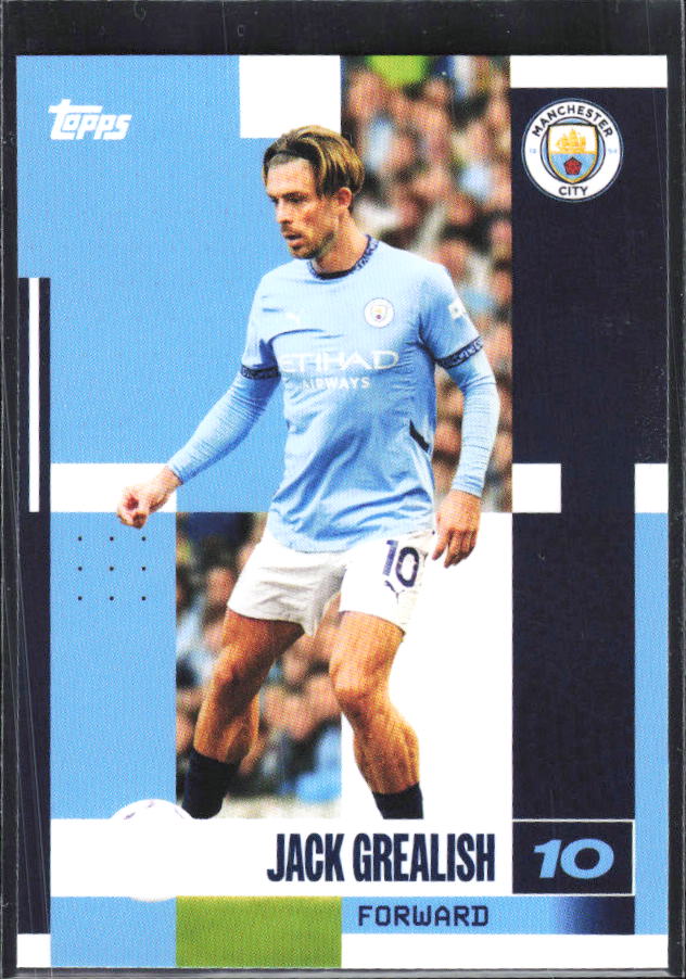 2024-25 Topps Manchester City Team Set #22 Jack Grealish – framsida