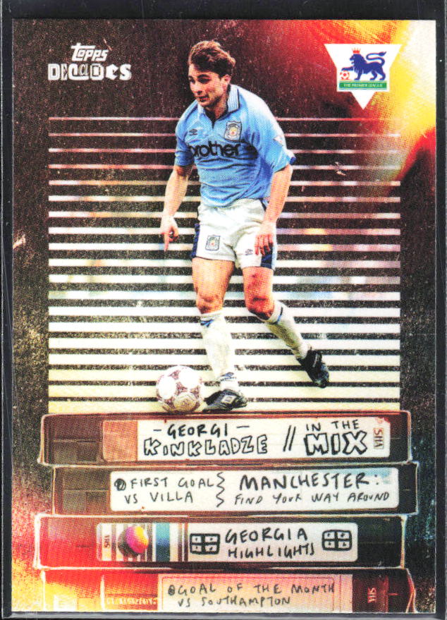 Topps Premier League Decades Georgi Kinkladze In the Mix – framsida