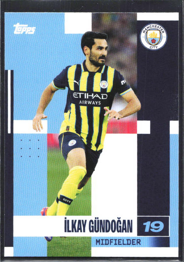 2024-25 Topps Manchester City Team Set #11 İlkay Gündoğan – framsida