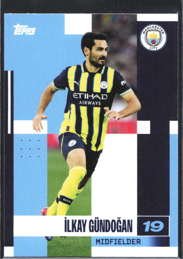 2024-25 Topps Manchester City Team Set #11 İlkay Gündoğan – framsida