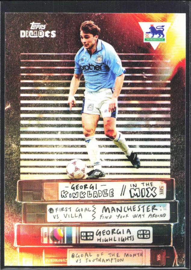 Topps Premier League Decades Georgi Kinkladze In the Mix – framsida