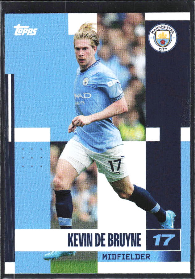2024-25 Topps Manchester City Team Set #16 Kevin De Bruyne – framsida