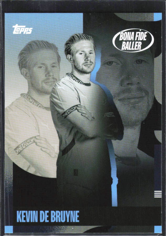 2024-25 Topps Manchester City Team Set #47 Kevin De Bruyne – framsida