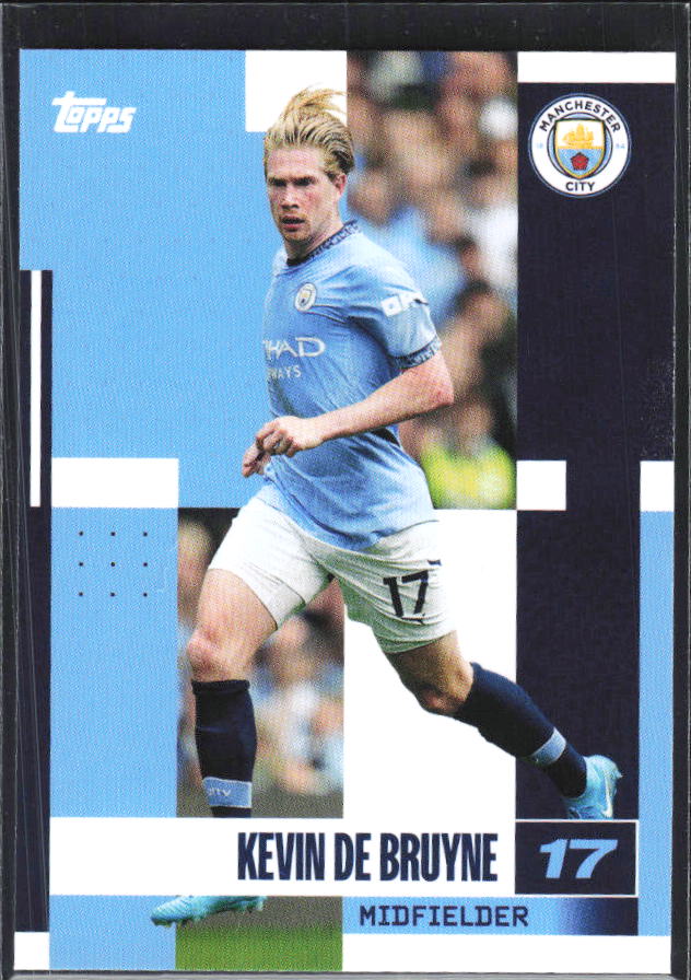 2024-25 Topps Manchester City Team Set #16 Kevin De Bruyne – framsida
