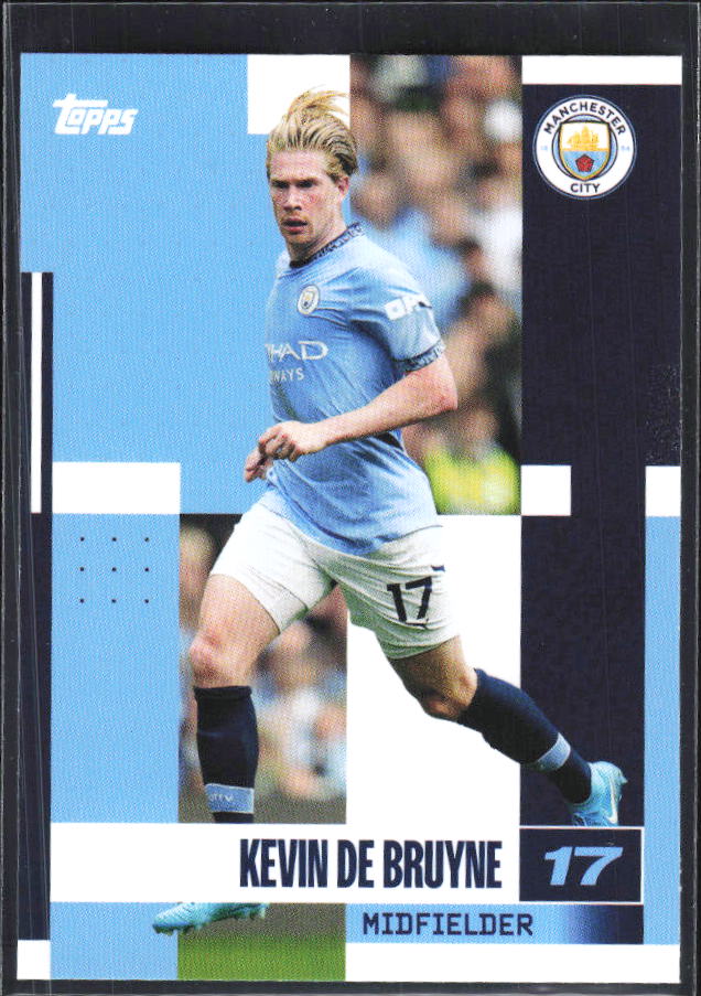 2024-25 Topps Manchester City Team Set #16 Kevin De Bruyne – framsida