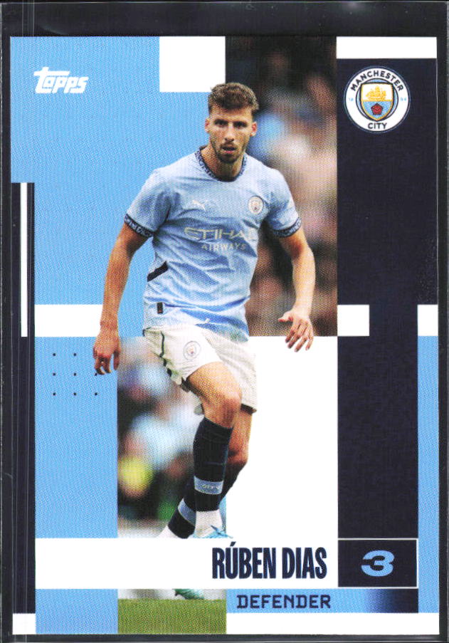 2024-25 Topps Manchester City Team Set #5 Rúben Dias – framsida