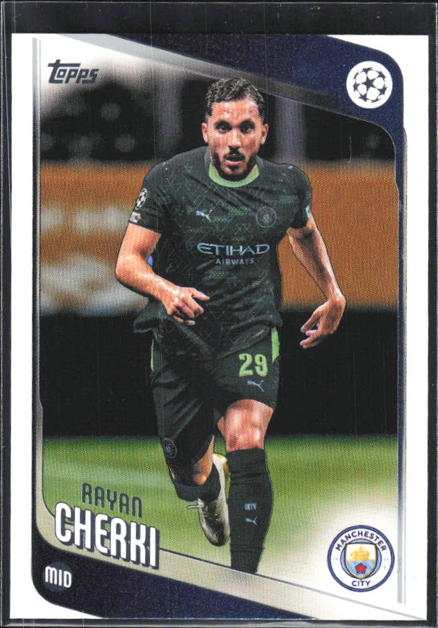 2025-26 Topps UEFA Club Competitions #1 Rayan Cherki – framsida