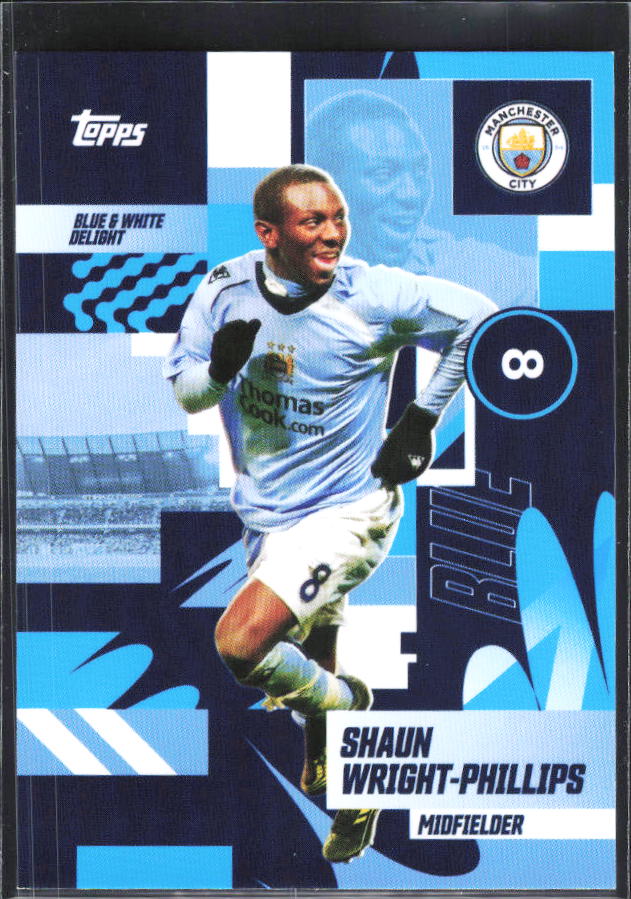 2024-25 Topps Manchester City Team Set #34 Shaun Wright-Phillips – framsida