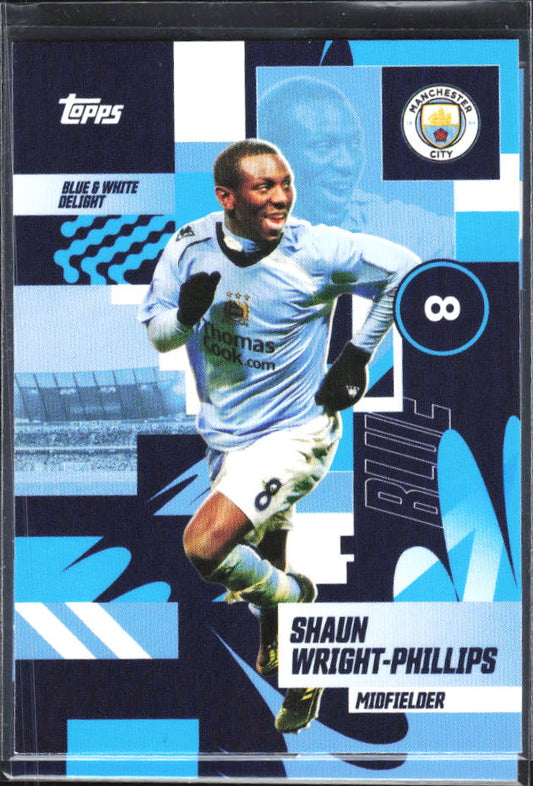 2024-25 Topps Manchester City Team Set #34 Shaun Wright-Phillips – framsida