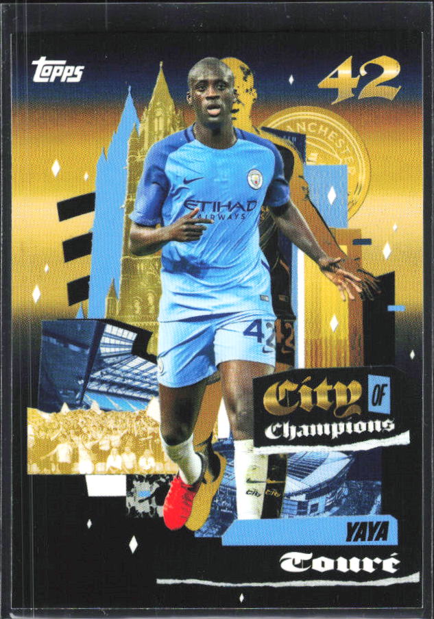 2024-25 Topps Manchester City Team Set #40 Yaya Touré City of Champions – framsida