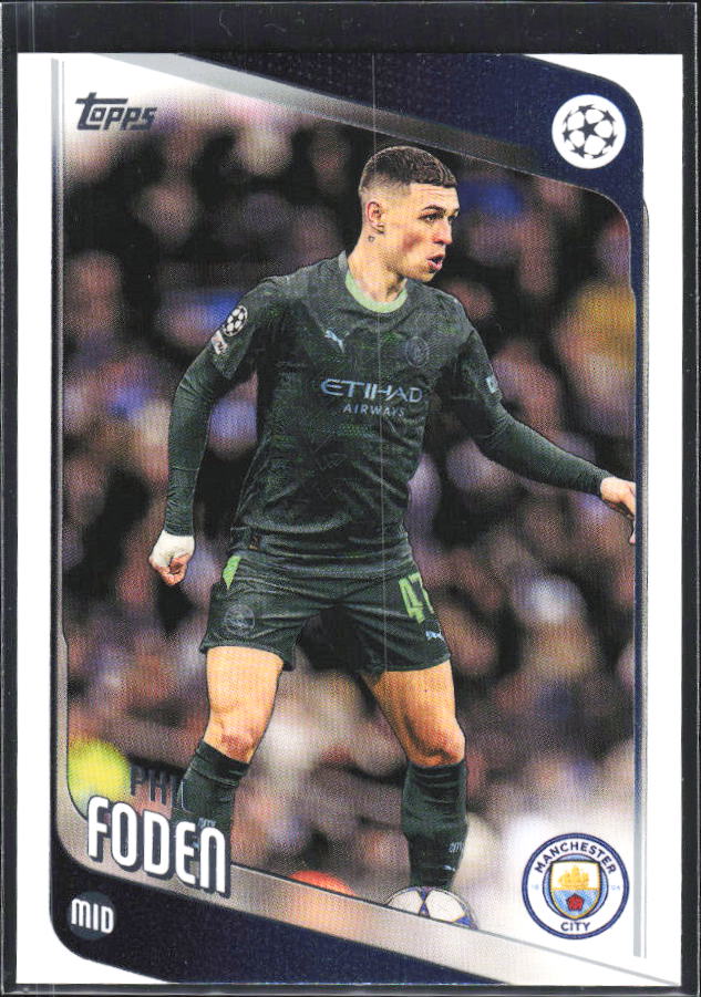 2025-26 Topps UEFA Club Competitions #103 Phil Foden – framsida