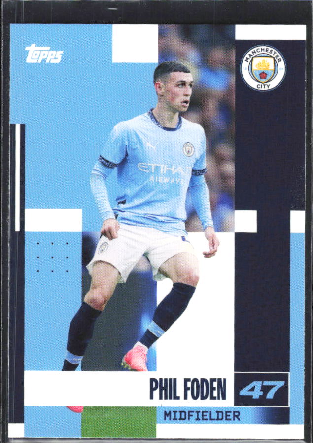 2024-25 Topps Manchester City Team Set #18 Phil Foden – framsida