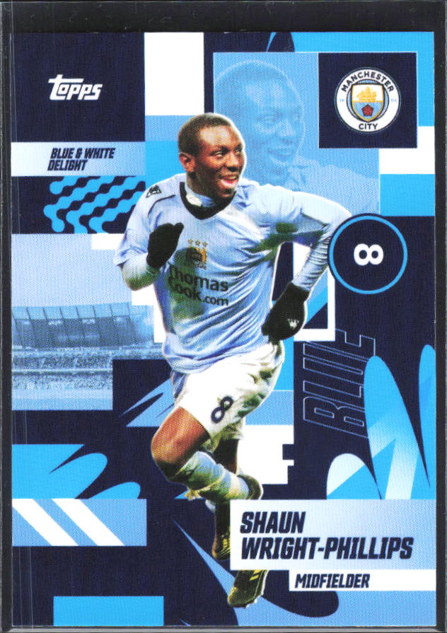 2024-25 Topps Manchester City Team Set #34 Shaun Wright-Phillips – framsida