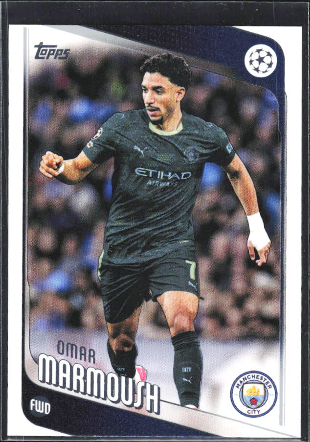 2025-26 Topps UEFA Club Competitions #80 Omar Marmoush – framsida