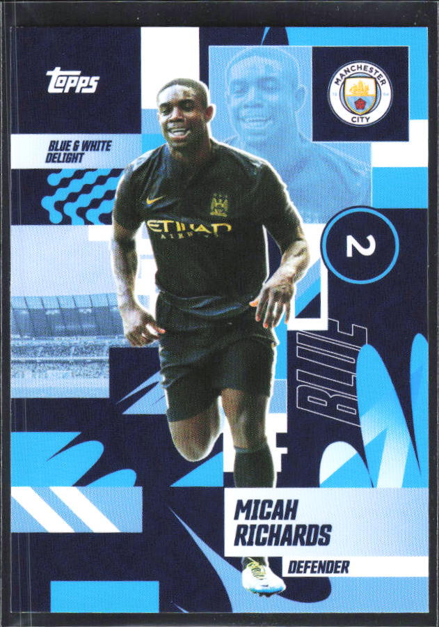 2024-25 Topps Manchester City Team Set #31 Micah Richards – framsida