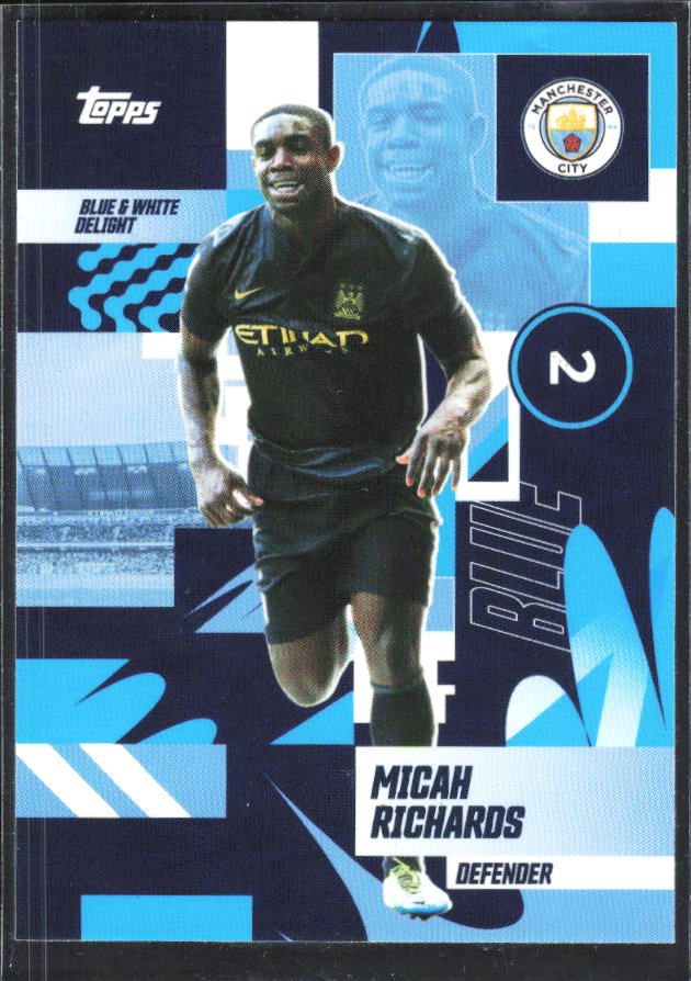 2024-25 Topps Manchester City Team Set #31 Micah Richards – framsida