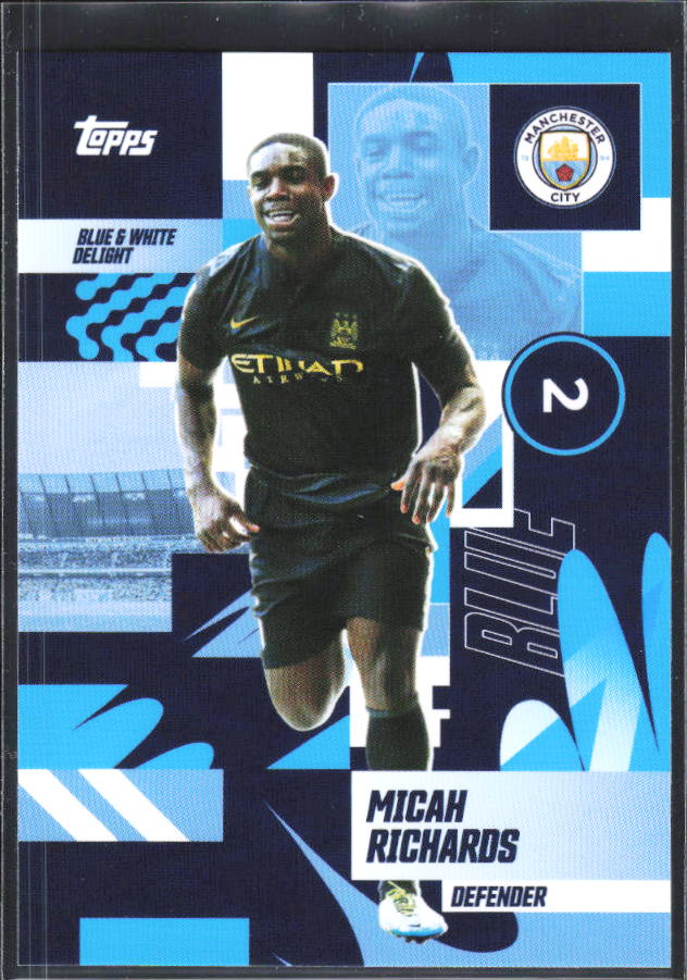 2024-25 Topps Manchester City Team Set #31 Micah Richards – framsida
