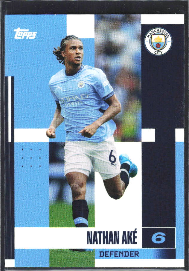 2024-25 Topps Manchester City Team Set #7 Nathan Aké – framsida