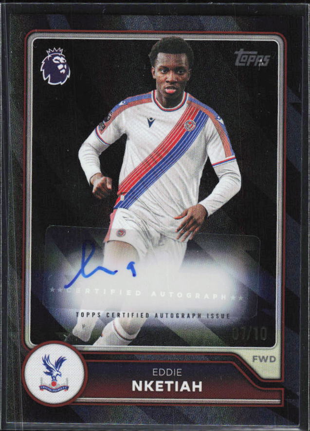 2026-27 Topps Premier League Eddie Nketiah #BA-EN Autograph /10 – framsida