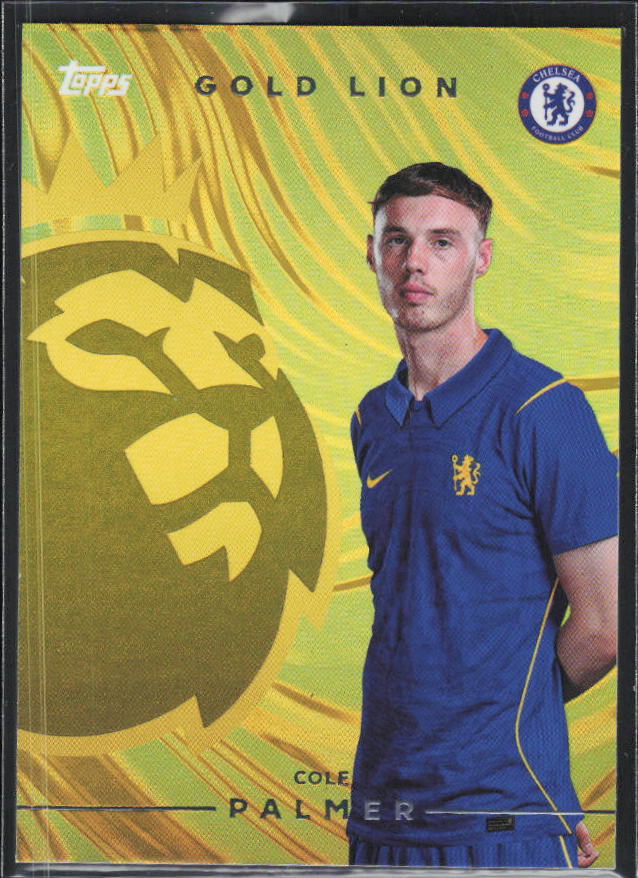 2026-27 Topps Premier League Cole Palmer #GL7 Gold Lion – framsida