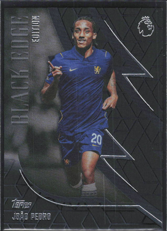2026-27 Topps Premier League João Pedro #BE14 Black Edge Edition – framsida