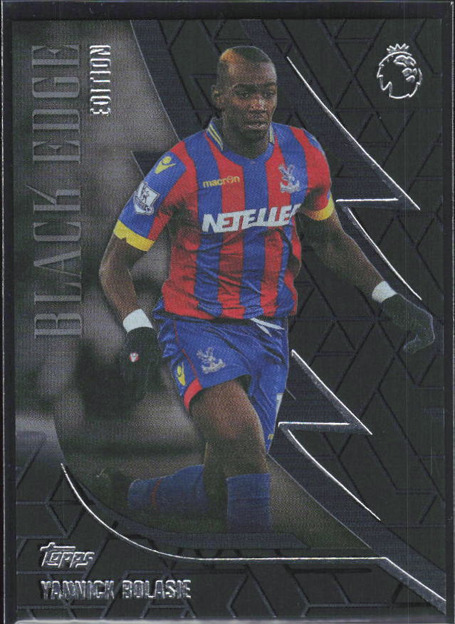 2026-27 Topps Premier League Yannick Bolasie #BE19 Black Edge Edition – framsida