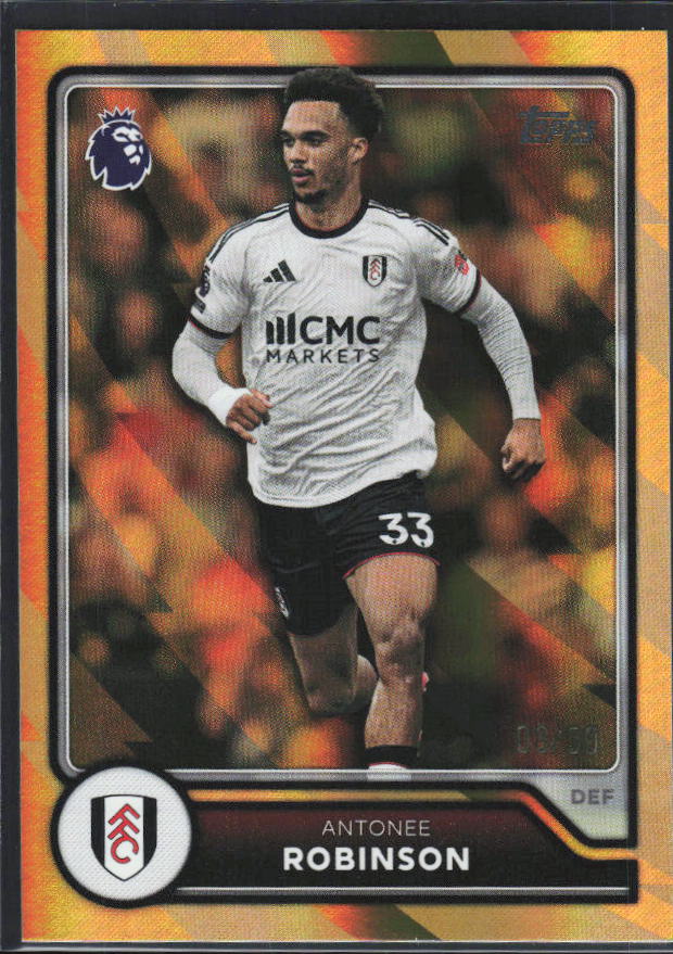 2026-27 Topps Premier League Antonee Robinson #135 Gold /50 – framsida