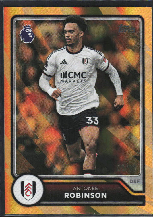 2026-27 Topps Premier League Antonee Robinson #135 Gold /50 – framsida