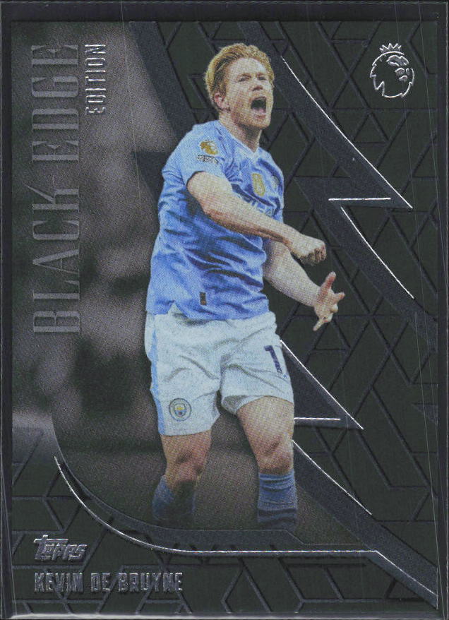 2026-27 Topps Premier League Kevin De Bruyne #BE32 Black Edge Edition – framsida