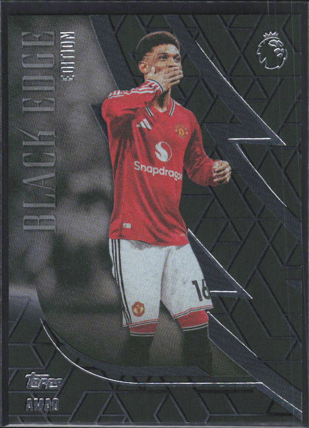 2026-27 Topps Premier League Amad #BE37 Black Edge Edition – framsida