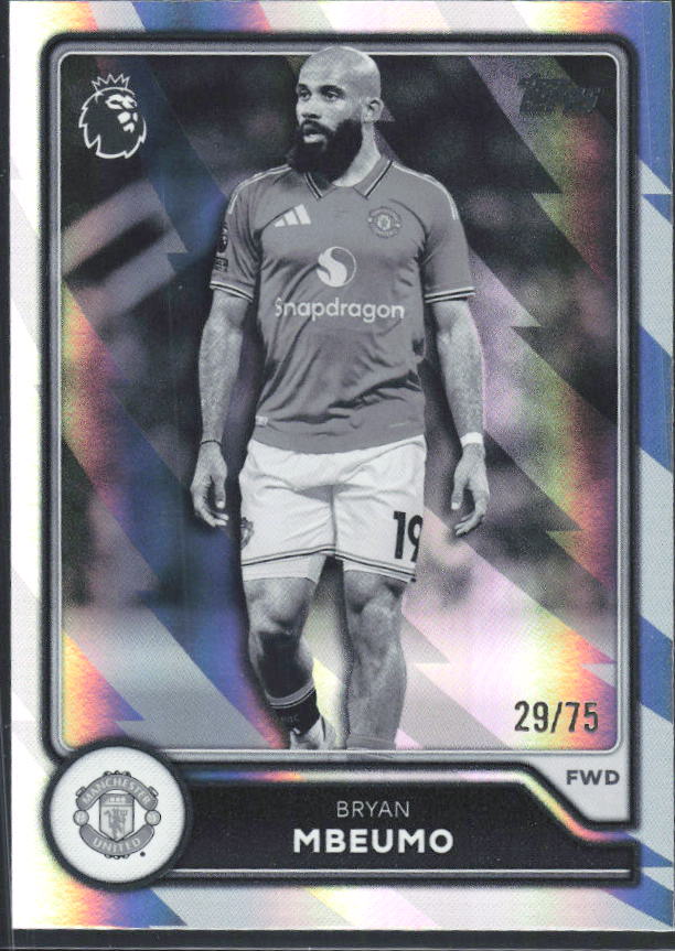 2026-27 Topps Premier League Bryan Mbeumo #201 Black & White /75 – framsida