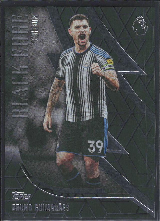 2026-27 Topps Premier League Bruno Guimarães #BE40 Black Edge Edition – framsida