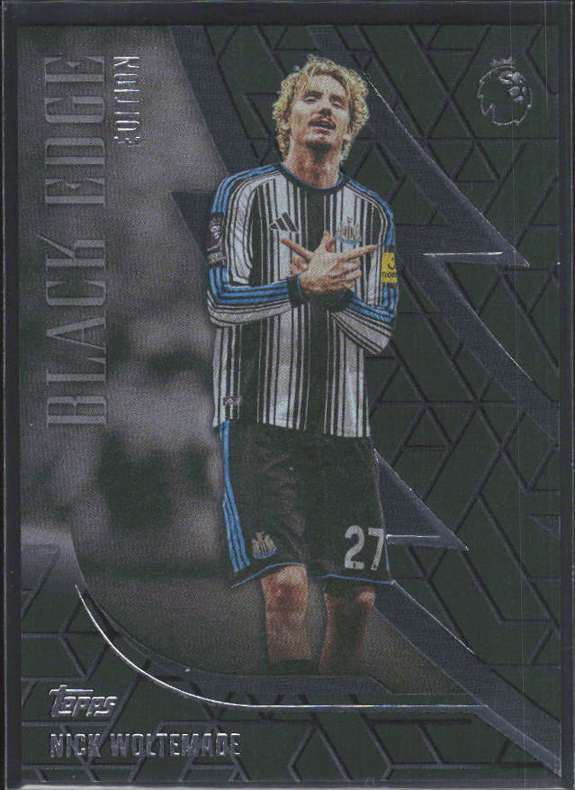 2026-27 Topps Premier League Nick Woltemade #BE41 Black Edge Edition – framsida