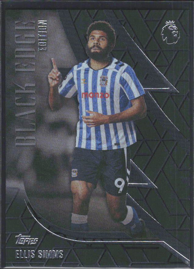 2026-27 Topps Premier League Ellis Simms #BE49 Black Edge Edition – framsida