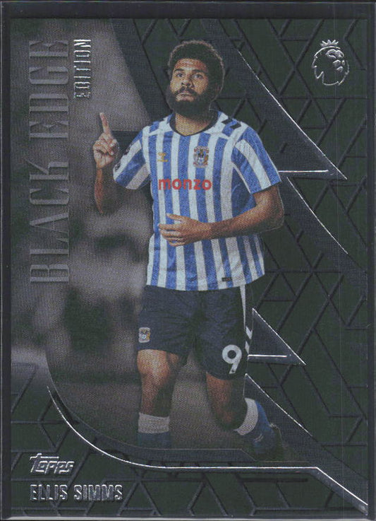 2026-27 Topps Premier League Ellis Simms #BE49 Black Edge Edition – framsida