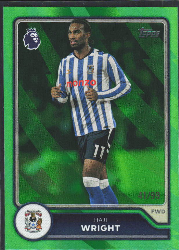 2026-27 Topps Premier League Haji Wright #272 Green /99 – framsida