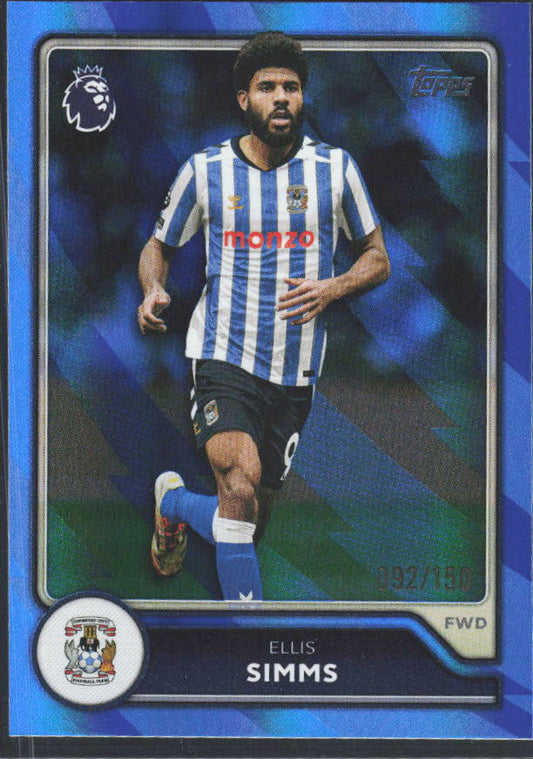 2026-27 Topps Premier League Ellis Simms #268 Blue /150 – framsida