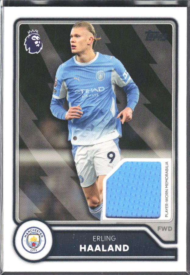 2026-27 Topps Premier League Erling Haaland #BR-EH Relic – framsida