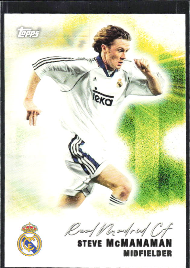 2025-26 Topps Real Madrid Team Set #33 Steve McManaman – framsida