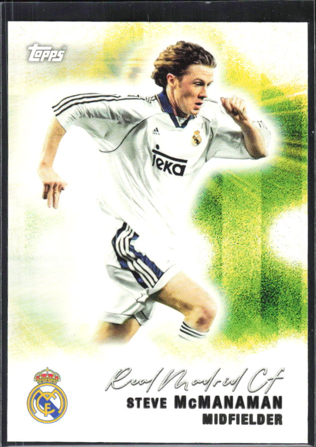 2025-26 Topps Real Madrid Team Set #33 Steve McManaman – framsida