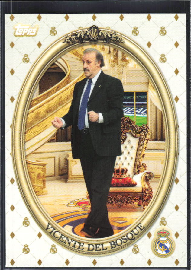 2025-26 Topps Real Madrid Team Set #42 Vicente del Bosque – framsida
