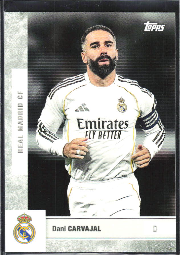2025-26 Topps Real Madrid Team Set #2 Dani Carvajal – framsida