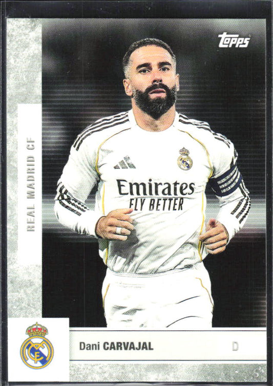 2025-26 Topps Real Madrid Team Set #2 Dani Carvajal – framsida