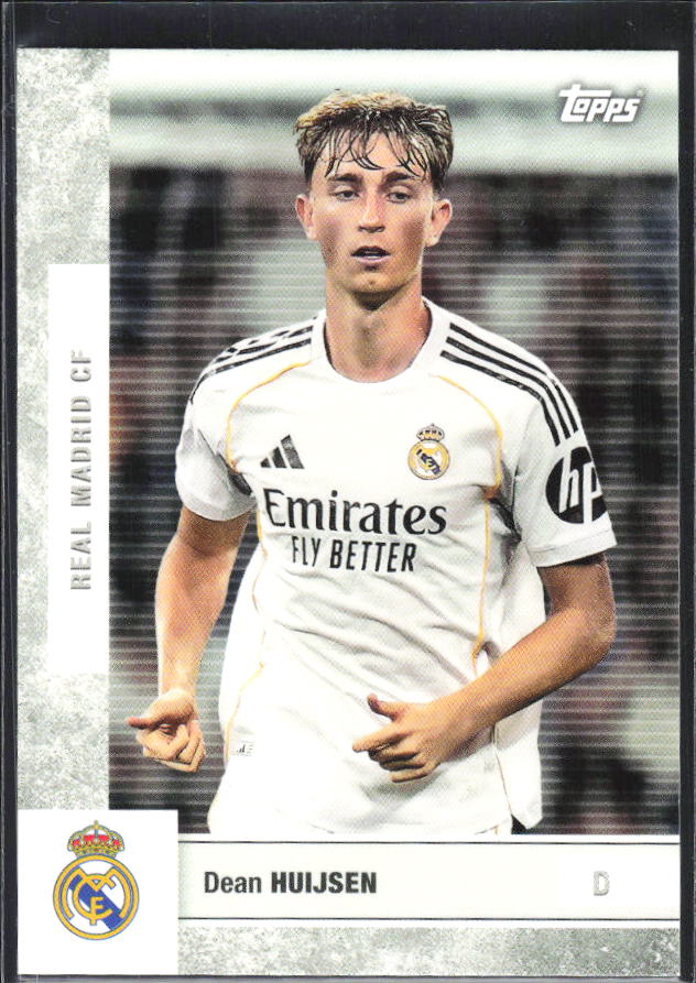 2025-26 Topps Real Madrid Team Set #3 Dean Huijsen – framsida