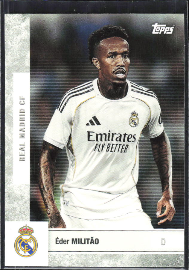 2025-26 Topps Real Madrid Team Set #8 Éder Militão – framsida