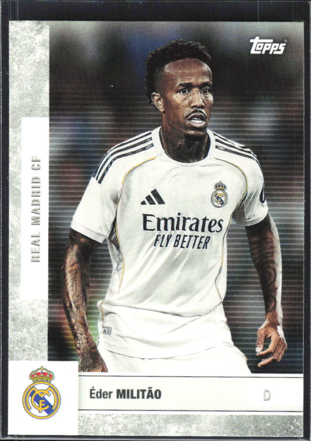 2025-26 Topps Real Madrid Team Set #8 Éder Militão – framsida